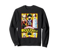 MHA Deku Bakugo Todoroki Framed Portraits Colorful Anime Sudadera