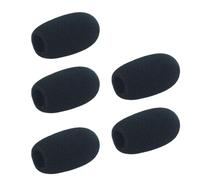 MHADBKH 5 piezas de espuma para micrófono de conferencia, reducción de ruido, cubiertas seguras para micrófono de sonido profesional, filtro de espuma para parabrisas