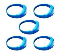 MHADBKH 5 pulseras LED con control de sonido, pulseras intermitentes para KTV, Navidad, Año Nuevo, festival, fiesta, accesorios divertidos y únicos, One Size, como se describe, como se describe