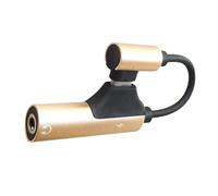MHADBKH Adaptador de sonido USB C a 3,5 mm tipo C a adaptador de auriculares, cable dongle de sonido, amplificadores de auriculares para teléfono