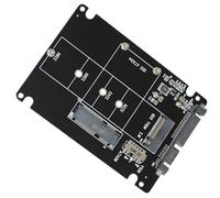 MHADBKH Adaptador MSATA MSATA de disco sólido a tarjeta adaptadora, convertidores USB para convertidores de compatibilidad de computadoras de escritorio y portátiles