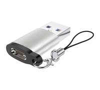 MHADBKH Adaptadores de metal USB C hembra a USB 3.0 macho, convertidores de datos de 5 Gbps, adaptadores de carga para teléfonos y portátiles