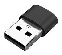 MHADBKH Adaptadores de metal USB tipo C hembra a USB 2.0 macho, convertidores de datos de 10 Gbps, adaptadores para teléfonos y portátiles