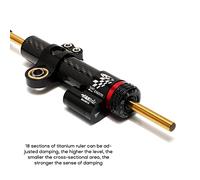 MHADBKH Amortiguador de dirección, amortiguador de dirección, amortiguador, antivibración, equilibrio para motocicleta MT10, MT07, MT09, MT03, CBR600RR, CB1000R, CB650F, control de sellos de control