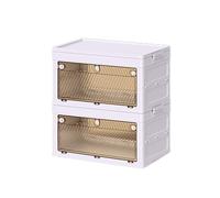 MHADBKH Armario plegable para ropa, práctico armario con varillas para colgar y puerta magnética, elegantes compartimentos de almacenamiento de ropa