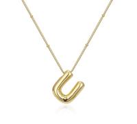 MHADBKH Balloon Styles - Collar de letra suave, cadena de aleación ajustable, adecuado para mujeres jóvenes de moda y regalos, Metal, No es una piedra preciosa