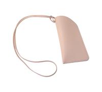 MHADBKH Bolsa portátil para lentes de sol, accesorio de moda para hombres y mujeres de moda con correa para collar, Cuero, No es una piedra preciosa