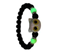 MHADBKH Bonita pulsera de cuentas de resina, cómoda cadena de mano de gato, ideal para la vida cotidiana y citas, Resina, No es una piedra preciosa