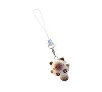 MHADBKH Bonito accesorio de teléfono con diseño de gato de dibujos animados, accesorio único para móvil con un toque de ternura, Resina, No es una piedra preciosa