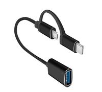MHADBKH Cable adaptador USB C a USB 3.0 de velocidad rápida para transferencia de datos, USB C macho a USB A hembra, OTG convertidores para portátiles y tabletas