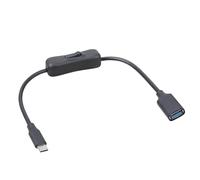 MHADBKH Cable convertidor USB C OTG para múltiples dispositivos, 15/30 cm de longitud, 5 Gbps, velocidad de carga, sincronizaciones para teclados, memorias tipo C a USB A