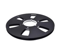 MHADBKH Carrete de aluminio de 10.5 pulgadas con 6 agujeros de cinta abierta, accesorio de estudio de metal ligero, carrete de cinta de metal vintage