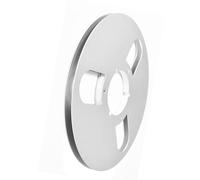 MHADBKH Carrete de aluminio profesional con diseño de 3 agujeros para 1/4 pulgadas y 10.5 pulgadas, accesorio de disco de cinta de metal vintage