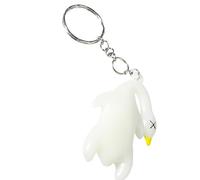 MHADBKH Colgante de pato que cambia de color para decoración del retrovisor del coche, llavero divertido con forma de animal