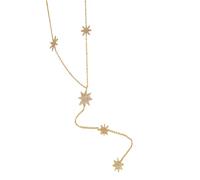 MHADBKH Collar largo que muestra meteoros, collar largo único con meteoritos y cruces, inspiraciones portátil para el cuello