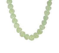 MHADBKH Colorido collar de resina de caramelo de amor, diseño único, ligero, a la moda, cadena de cuello para mujer, Resina, No es una piedra preciosa