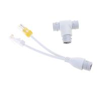 MHADBKH Conector RJ45 de tres vías POE divisores innovador conector de cable Ethernet para redes cableado integrado divisor POE
