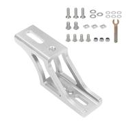 MHADBKH Convertidor de luz de nariz de aluminio para bicicleta, soportes plegables para bolsas, conversiones de luz, asiento fácil de instalar, adaptadores de soporte para bicicletas, portadores