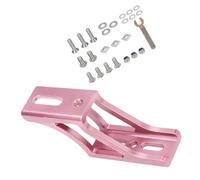 MHADBKH Convertidor de luz de nariz de aluminio para bicicleta, soportes plegables para bolsas, conversiones de luz, asiento fácil de instalar, adaptadores de soporte para bicicletas, portadores