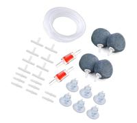 MHADBKH Difusor de oxígeno de burbujas para acuarios, tubo de piedras de aire para acuarios pequeños a grandes, acuarios de piedra de aire, para cultivar plantas, tanques de peces