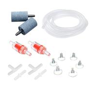 MHADBKH Difusor de oxígeno de burbujas para acuarios, tubo de piedras de aire para acuarios pequeños a grandes, acuarios de piedra de aire, para cultivar plantas, tanques de peces