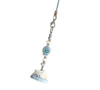 MHADBKH Exquisito llavero con figura de oso que simboliza la conservación del medio ambiente y la protección natural, ideal para los amantes de la naturaleza