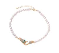 MHADBKH Gargantilla de serpiente con circonita negra y plateada, accesorio de cadena de eslabones cubanos para hombres y mujeres, estilos góticos vikingos, Metal, No es una piedra preciosa