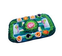 MHADBKH Interaction - Almohadilla de olfateo para perros para alivio mental y aburrimiento con diseño de campo de fútbol para alimentación lenta