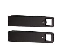 MHADBKH Juego de 2 fundas de transporte plegables de cuero para botellas de vino, para transporte seguro, elegantes organizadores de almacenamiento de cuero, Black, Talla única