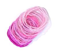MHADBKH Juego de 30 pulseras de cuentas de cristal, pulseras de tobillo de cuentas coloridas para complementar tu para cualquier ocasión, Liuli, No es una piedra preciosa