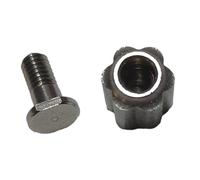 MHADBKH Juego de tornillos y pernos de fijación de placa Tonarm, de acero inoxidable, reparación de tornillos y tuercas para tornillos y tuercas 3009 3012