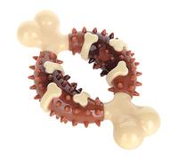 MHADBKH Juguetes masticables indestructibles de nailon con hueso de aserrín para perros, resistentes a las mordeduras, reduce el aburrimiento, juguete masticable de nailon duro para masticadores