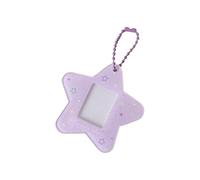 MHADBKH Llavero acrílico multiusos con diseño de estrella brillante para estudiantes y profesionales con diseños de moda, Acrílico, No es una piedra preciosa