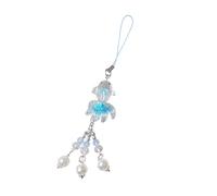 MHADBKH Llavero con dije de teléfono que brilla en la oscuridad con diseño de pez de la suerte, para accesorios de eventos nocturnos, as described, Acrílico