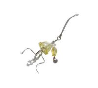 MHADBKH Llavero de teléfono con colgante de medusas, textura acrílica, adecuado para entusiastas de la moda, Acrílico, No es una piedra preciosa