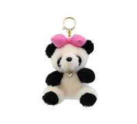 MHADBKH Llaveros de animales con forma de panda para llaves y mochilas, Felpa