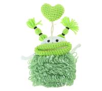 MHADBKH Llaveros de dibujos animados, bolsas tipo tirar, bolsa de llaves con boca de salchicha, soporte para monstruos, carteras de tejido a mano, organizadores, bolsa de llavero, bolsa unisex, para