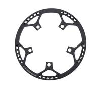MHADBKH Manivela plegable para bicicleta 130BCD, juego de bielas con huecos de disco único 45T/47/53/56/58T, bielas plegables de repuesto para rueda de cadena de una sola velocidad
