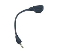 MHADBKH Micrófono Boom para auriculares de videojuegos, inalámbrico, micrófono de 3,5 mm, cancelación de ruido flexible