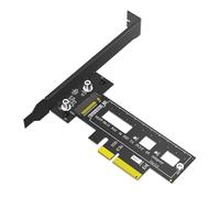 MHADBKH NVME HDDs a PCIE 4 Risers Card M-Key PCIE Adaptador PCIE PCIExpress 4/8/16 convertidores de expansión de computadora tarjeta adicional