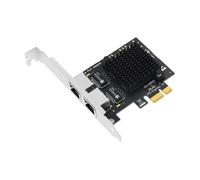 MHADBKH PCIe3.0x1 Tarjeta Ethernet 2.5Gbps RTL8125BG Control RJ45 Puerto Ethernet Networking Tarjeta Expansión Pequeño Dispositivo Red