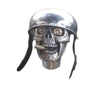 MHADBKH Pomo de palanca de cambios único de soldado de calavera que añade un toque misterioso al interior del coche con detalles realistas para impactos visuales, perilla de transmisión manual