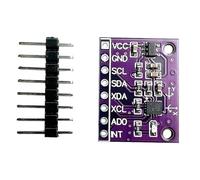 MHADBKH QMI8658C - Módulo de sensores compatible con placa de evaluación de giroscopio BMI160 de 6 ejes para detección de movimiento y seguimientos