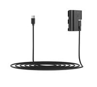 MHADBKH Resorte Portátil Tipo C A LPE6 Cable Alimentación Batería Dummys para 90d 80d 70d 60da Marca 6D Marca 7D Cable Batería Ficticia
