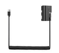 MHADBKH Resorte Portátil Tipo C A LPE6 Cable Alimentación Batería Dummys para 90d 80d 70d 60da Marca 6D Marca 7D Cable Batería Ficticia