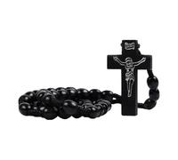 MHADBKH Rosario de madera resistente hecho a mano de madera natural para oración diaria y meditación con diseños elegantes, Hemu, No es una piedra preciosa