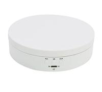 MHADBKH Tocadiscos de exhibición eléctrico motorizado de 360 grados, plataforma giratoria automática para fotografía, soporte giratorio con pilas