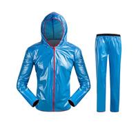 MHADBKH Traje de lluvia para ciclismo, motocicleta, ropa impermeable para adultos, resistente al viento, para senderismo, pesca, flexible