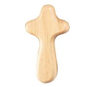 MHADBKH Utensilio de sujeción de cruz de madera de pino, recuerdo religioso, cómodo, para sostener cruces que se ajustan perfectamente a tu mano, utensilios de madera de pino sagrado, para el cuidado