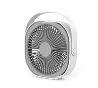 MHADBKH Ventilador de escritorio USB de 6 pulgadas, velocidad ajustable, rotación de 360°, personal, pequeño, ventilador USB silencioso para escritorio del hogar, pequeño